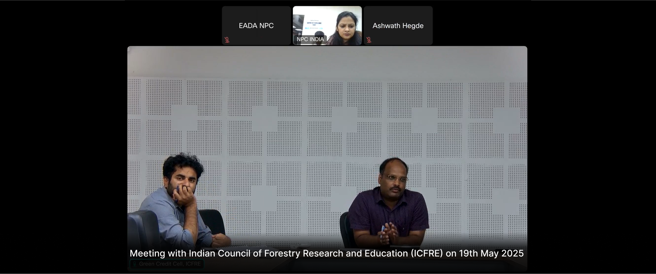 Meeting with Indian Council of Forestry Research and Education (ICFRE) on 19th May 2025